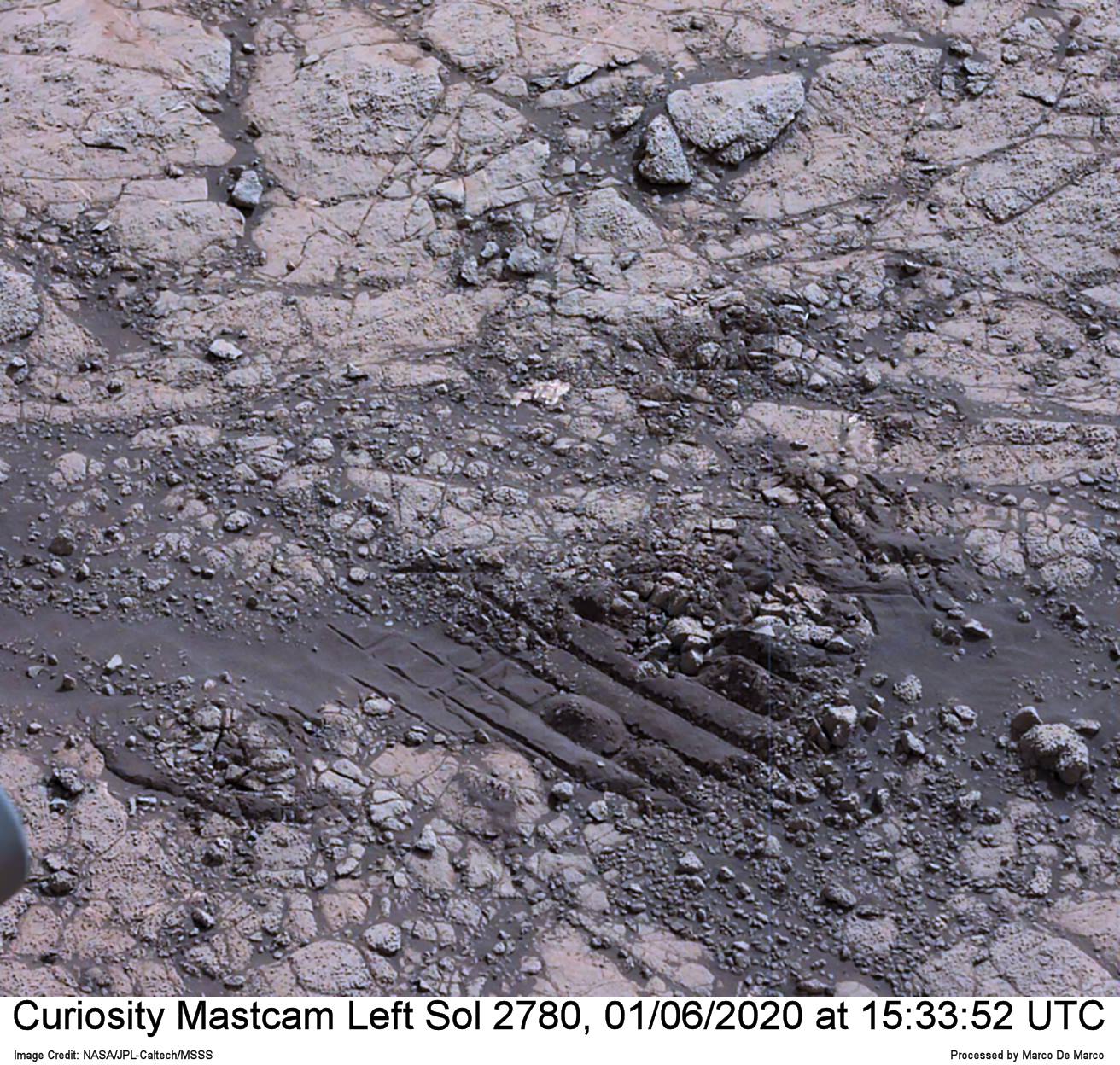 Curiosity Sol 2780, June 1, 2020