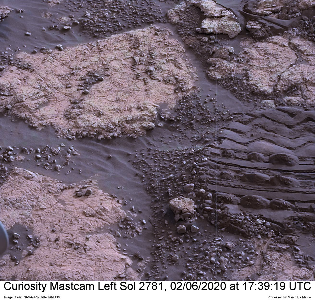 Curiosity Sol 2781, June 2, 2020