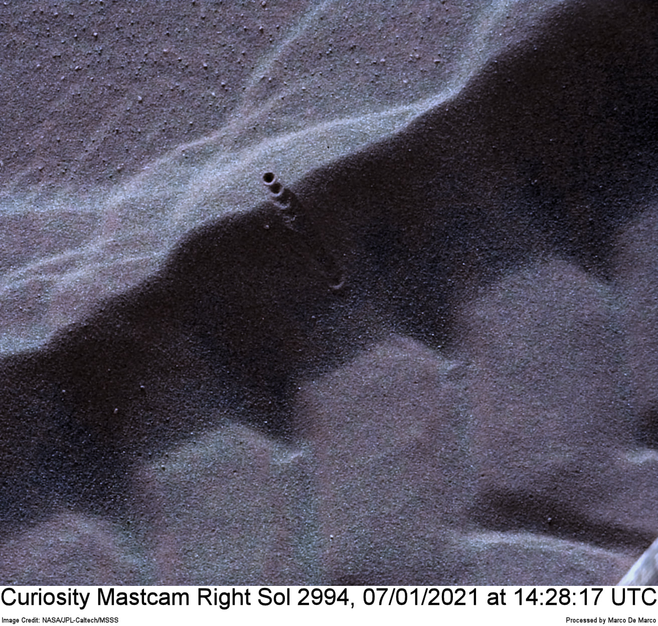 Curiosity Sol 2994, January 7, 2021