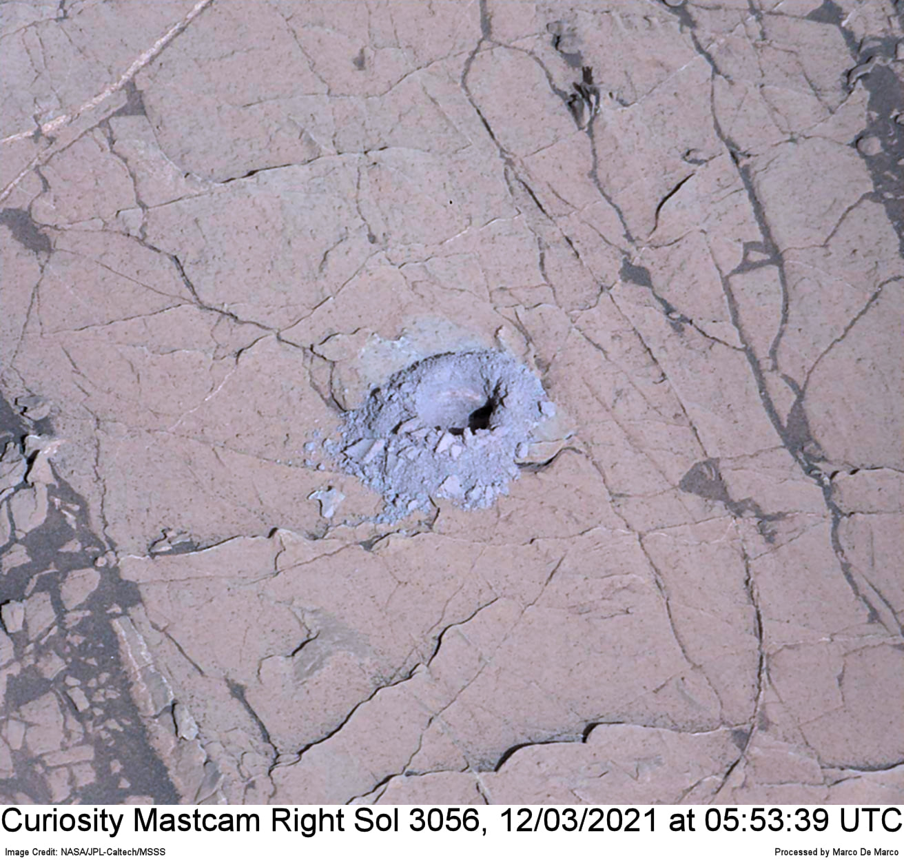 Curiosity Sol 3056, March 12, 2021