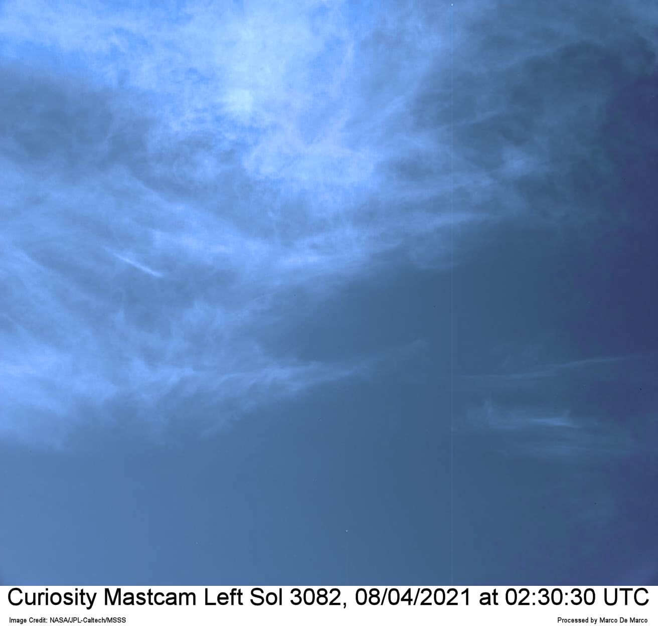 Curiosity Sol 3082, April 8, 2021