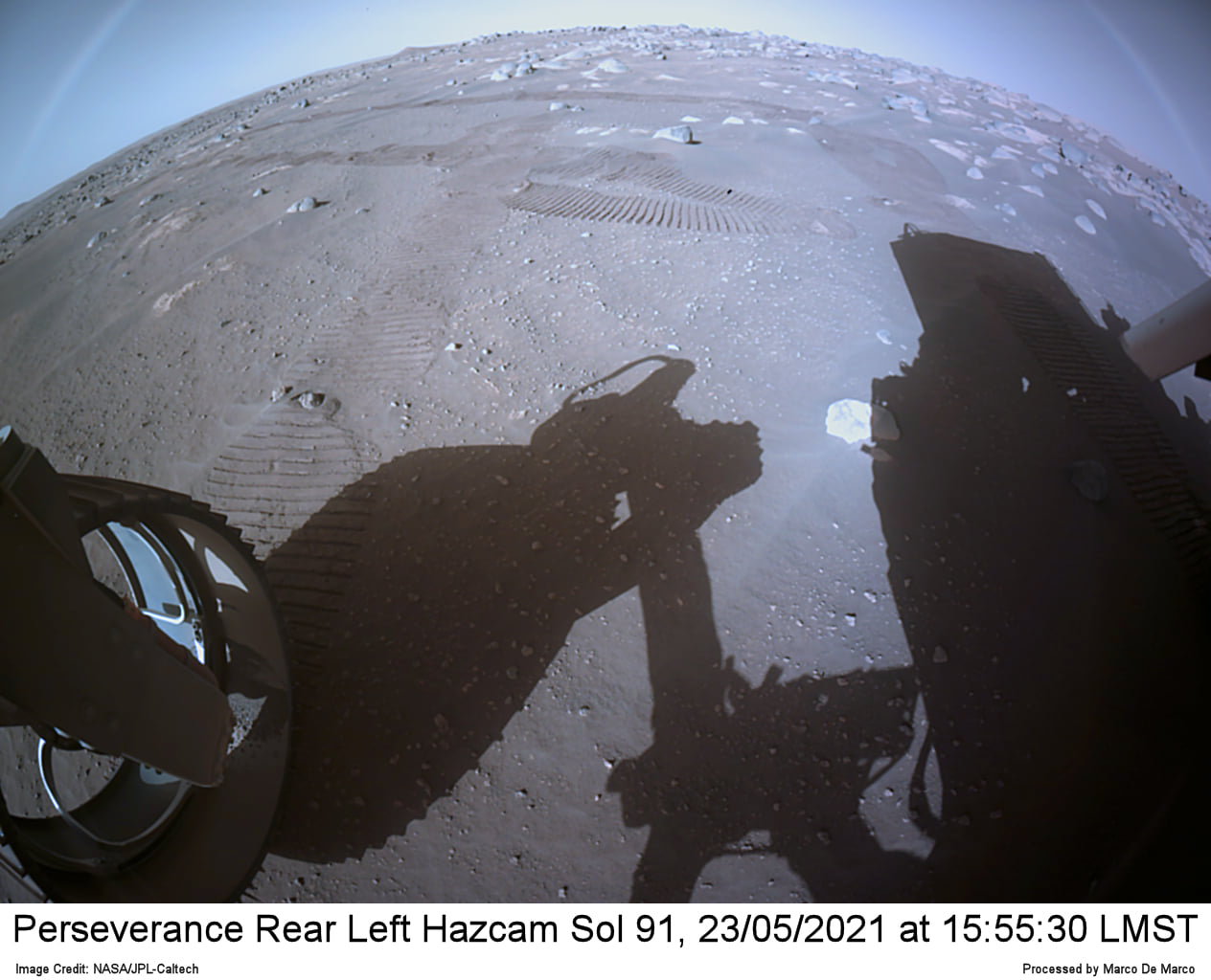Perseverance Sol 91, May 23, 2021