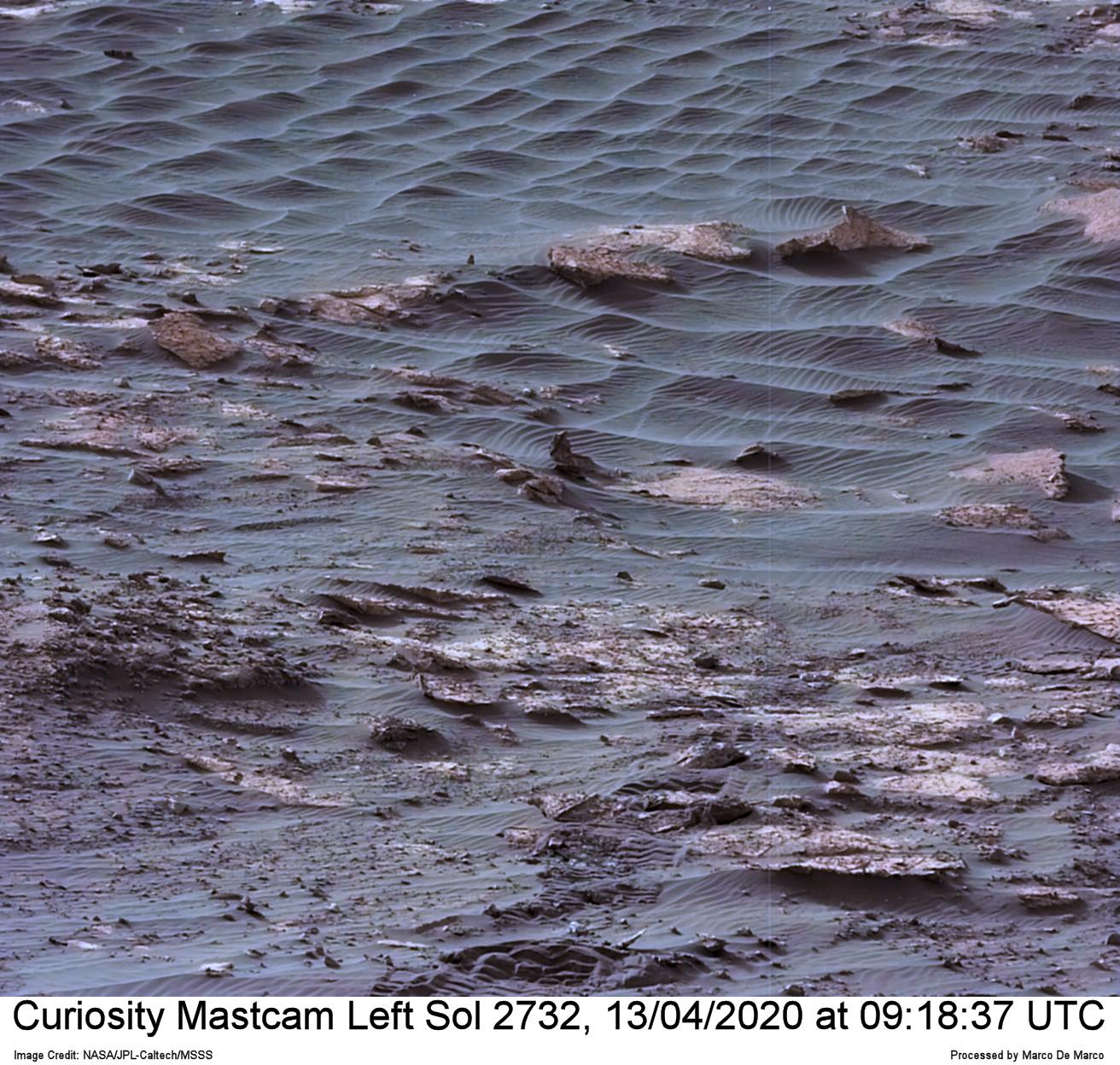 Curiosity Sol 2732, April 13, 2020