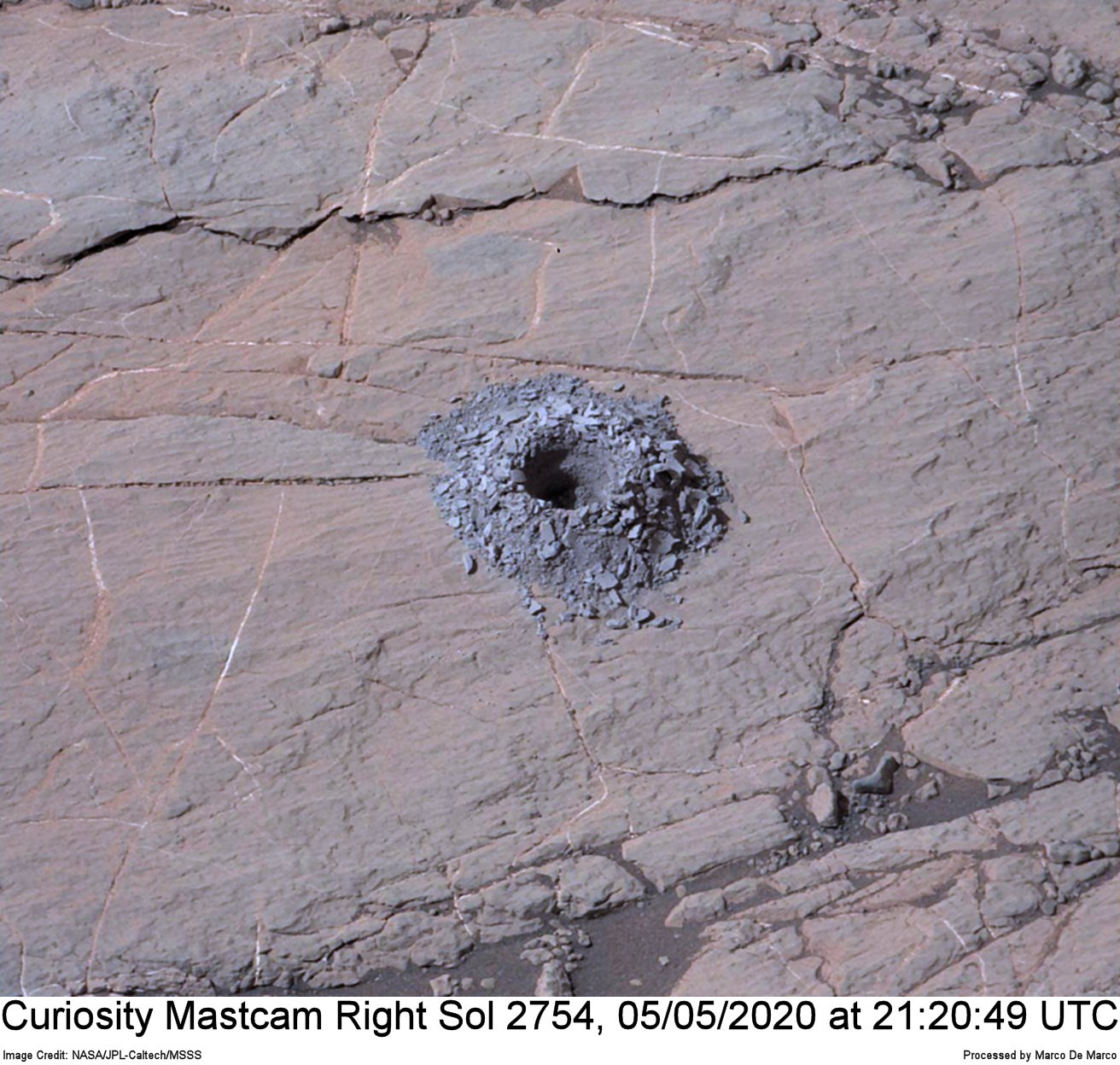 Curiosity Sol 2754, May 5, 2020