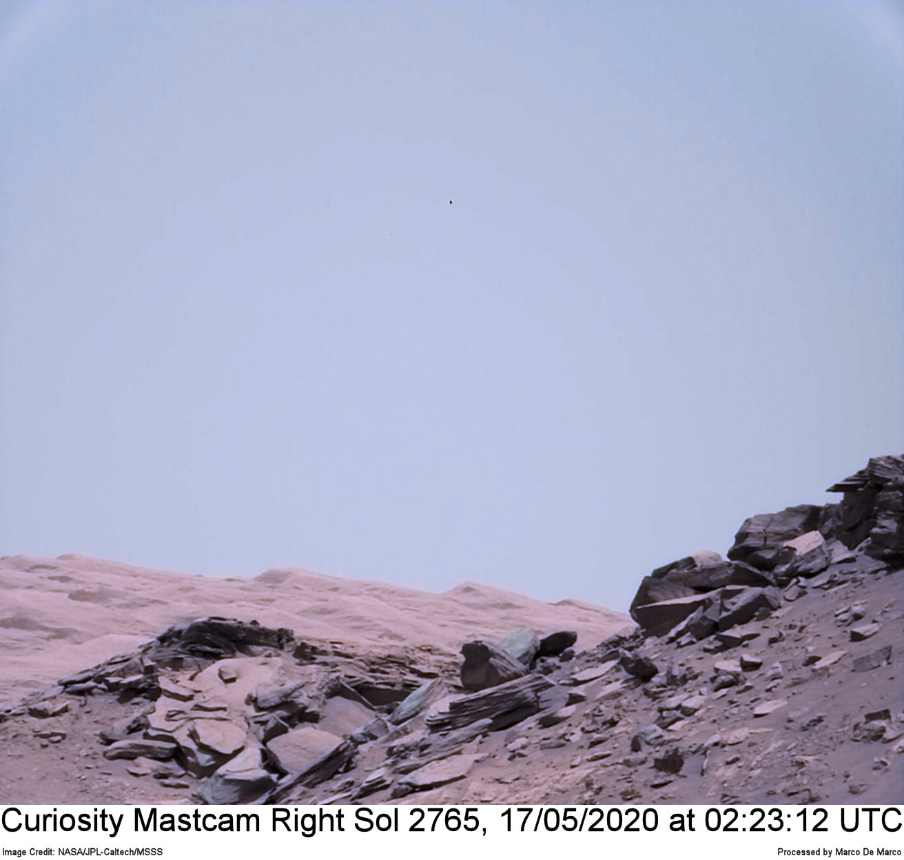 Curiosity Sol 2765, May 17, 2020